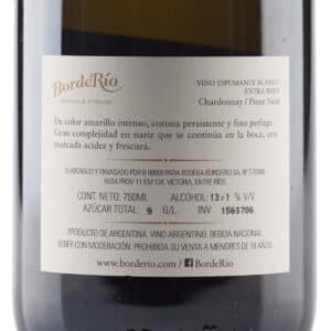 Vino Espumante BordeRío Extra Brut - Chardonnay / Pinot Noir